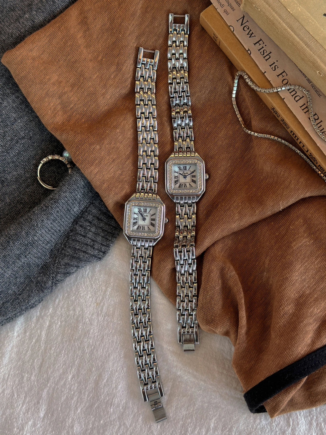 Lotus Square Watch