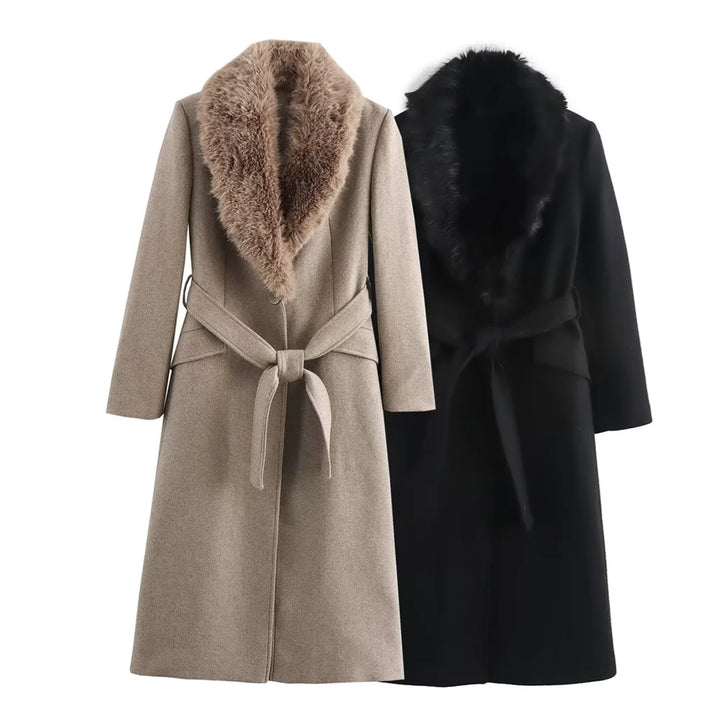 Rossa Belted Wrap Coat