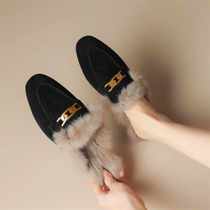 Ferra Suede Wool Mule
