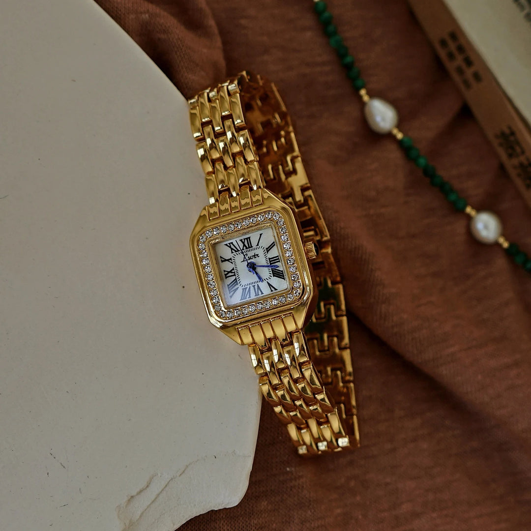 Lotus Square Watch