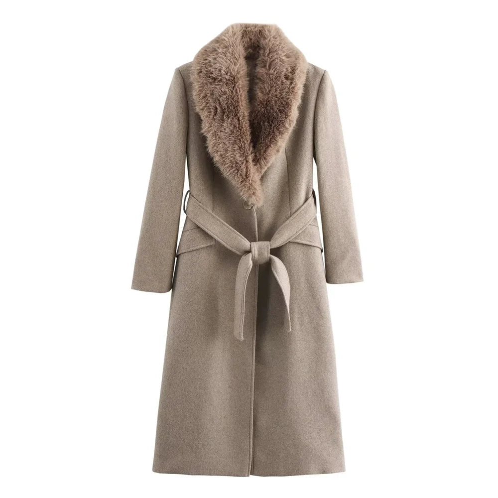 Rossa Belted Wrap Coat