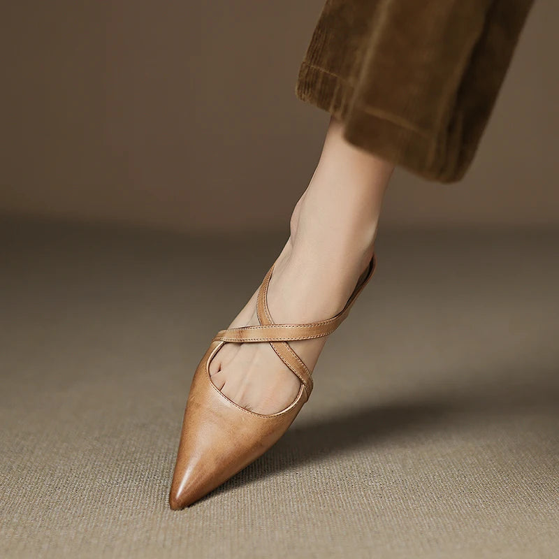 Vontessa Italian Leather Mules