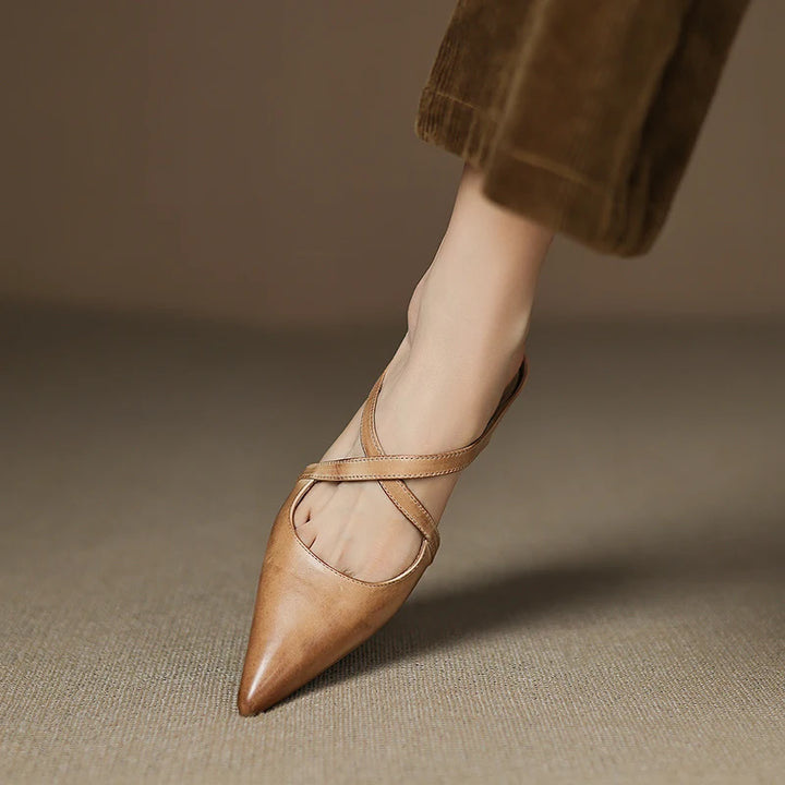 Vontessa Italian Leather Mules
