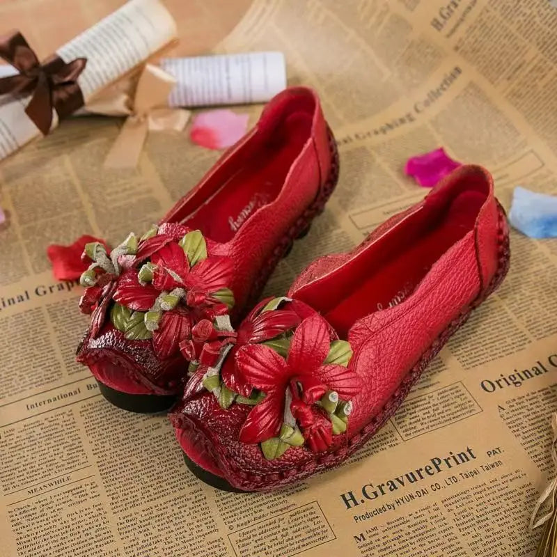 Botanika Leather Flats