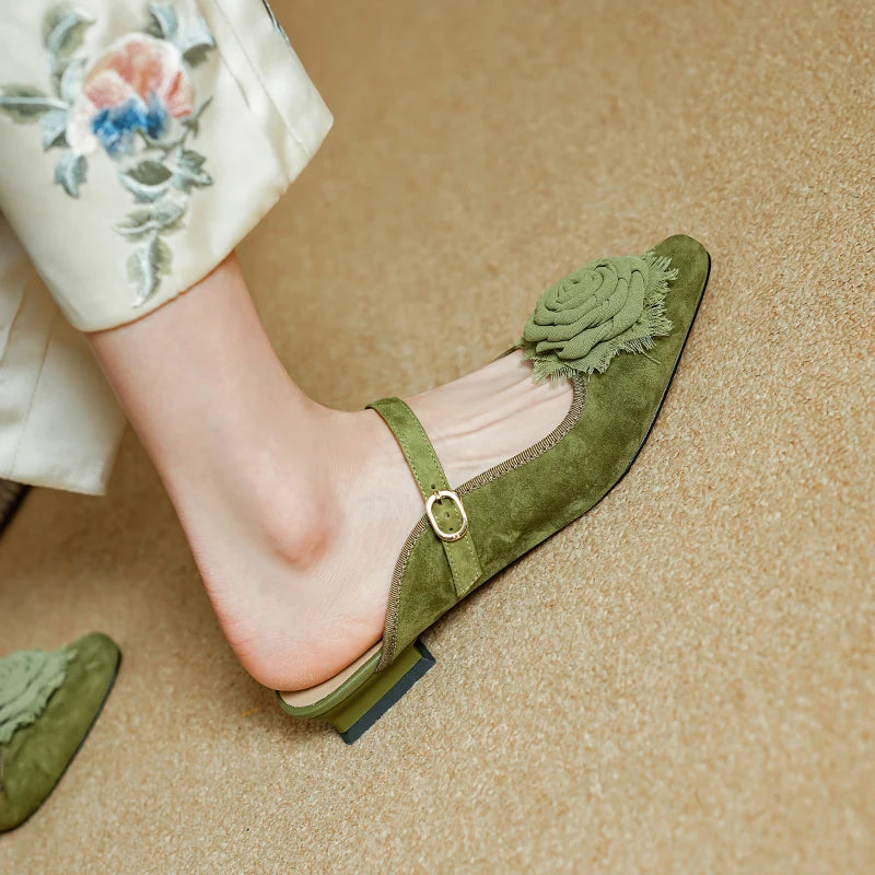 Rosabelle Leather Flats