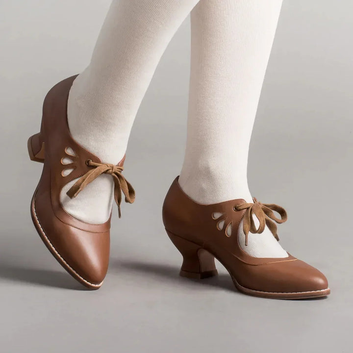 Hollow Harley Leather Heels