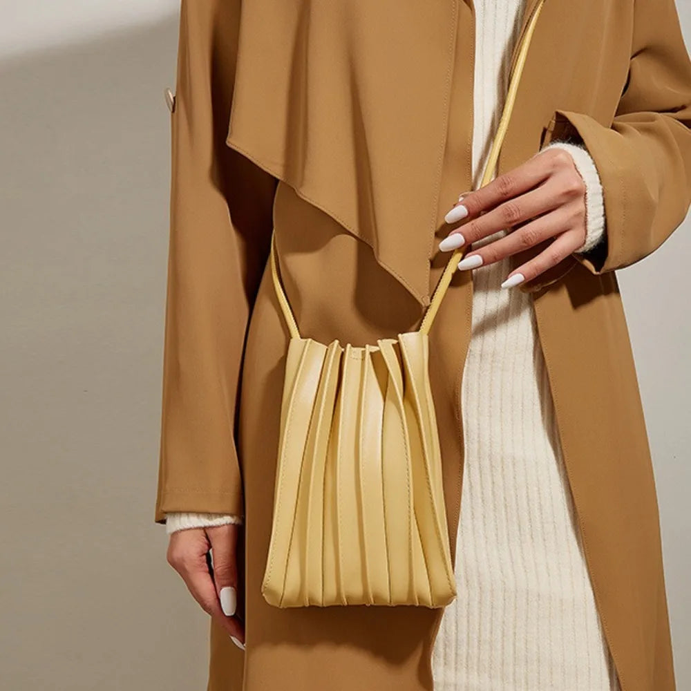 Faye Pleated Crossbody