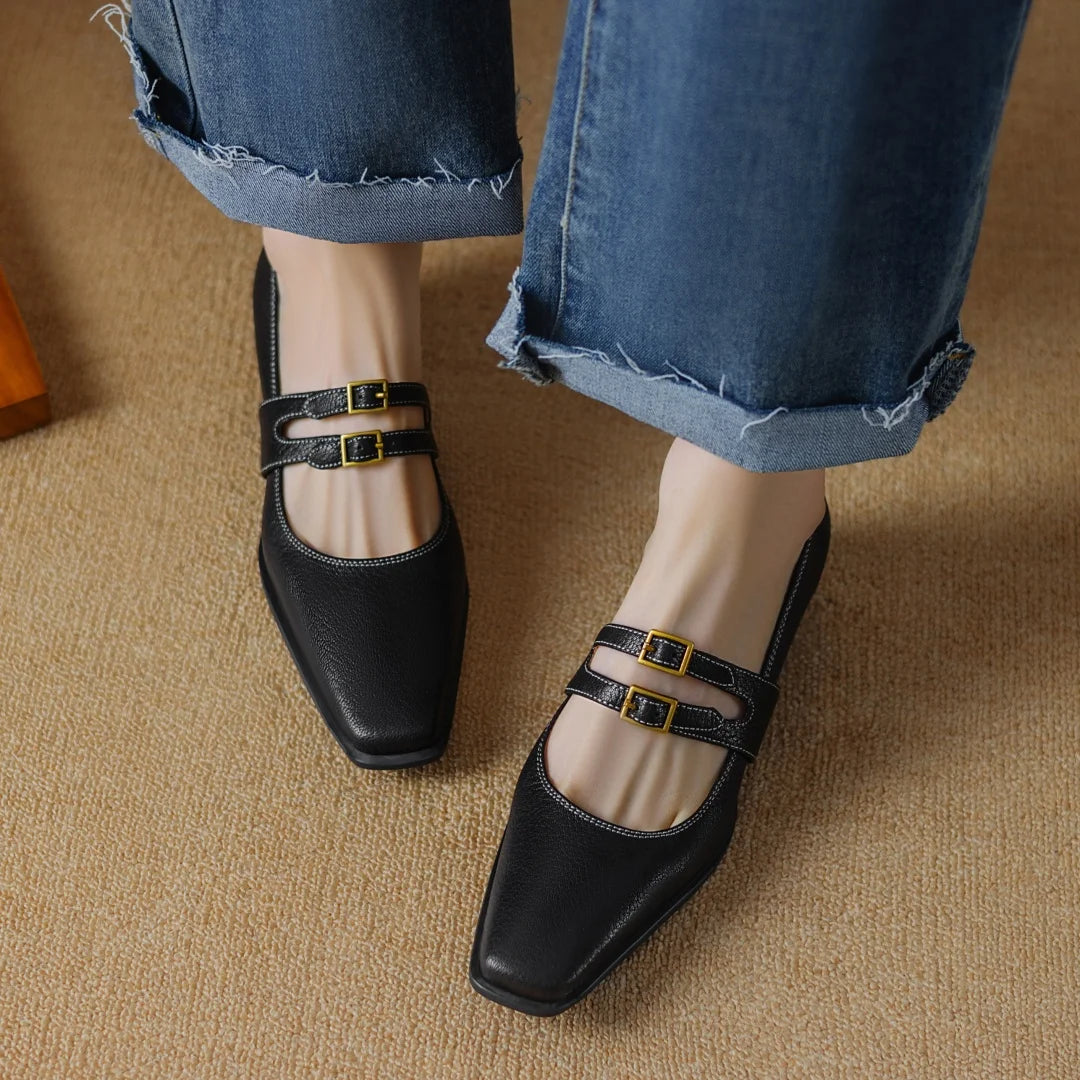 Firenze Dual Buckle Shoes
