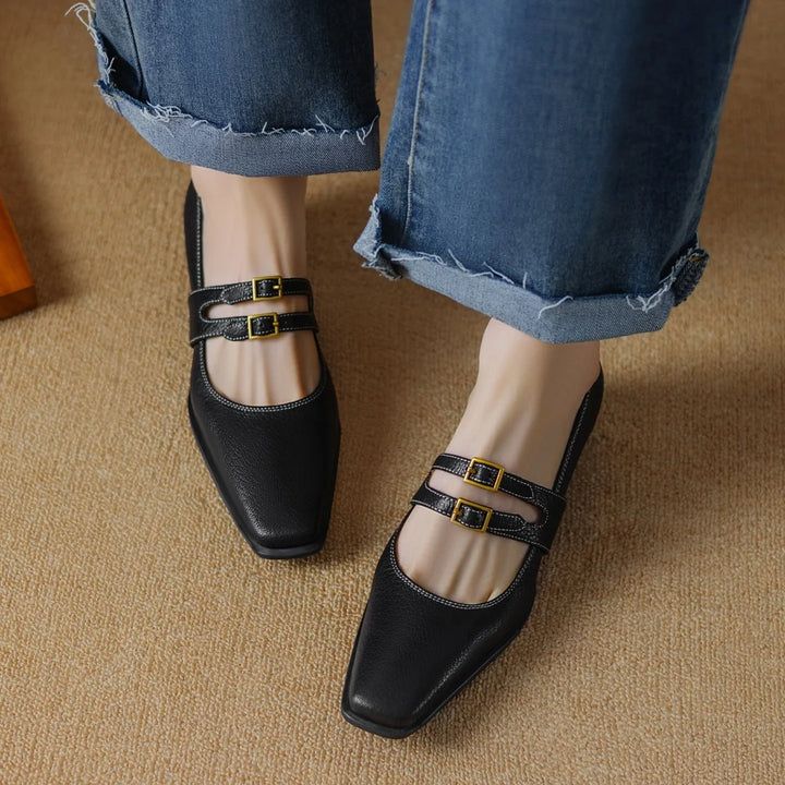 Firenze Dual Buckle Shoes
