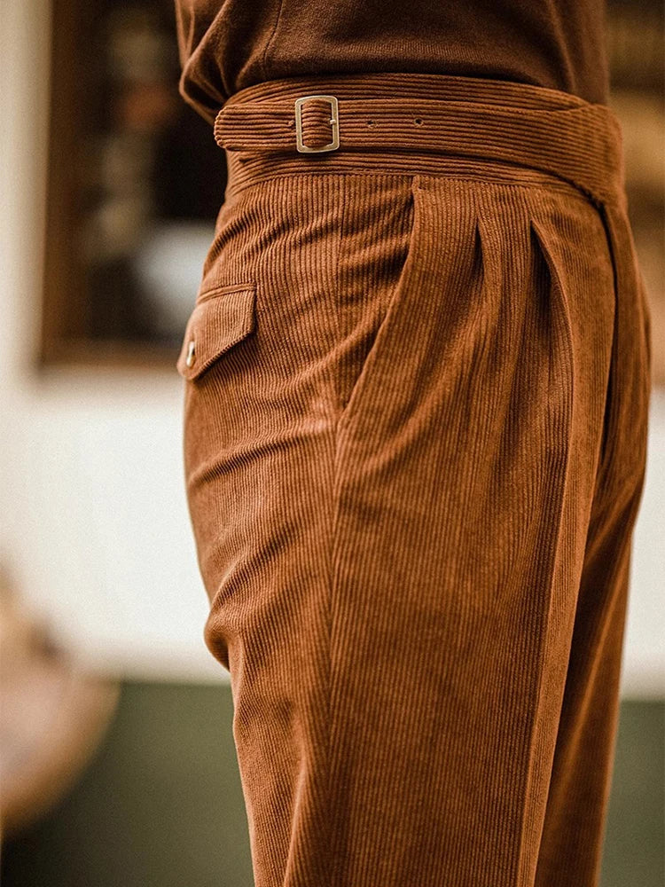 Capri Vintage Corduroy Trousers