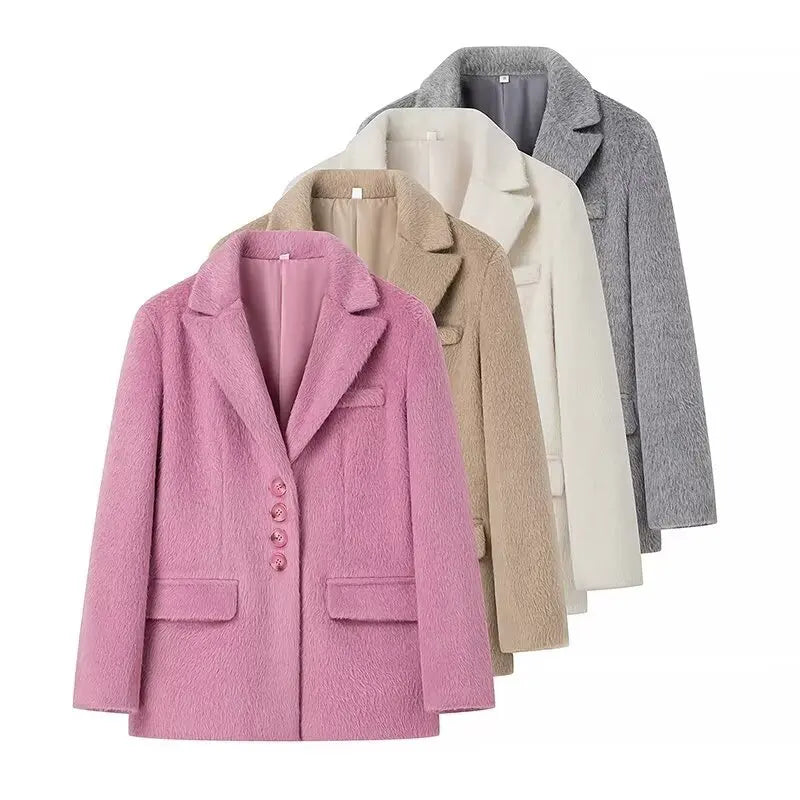 Allegra Fur Blazer