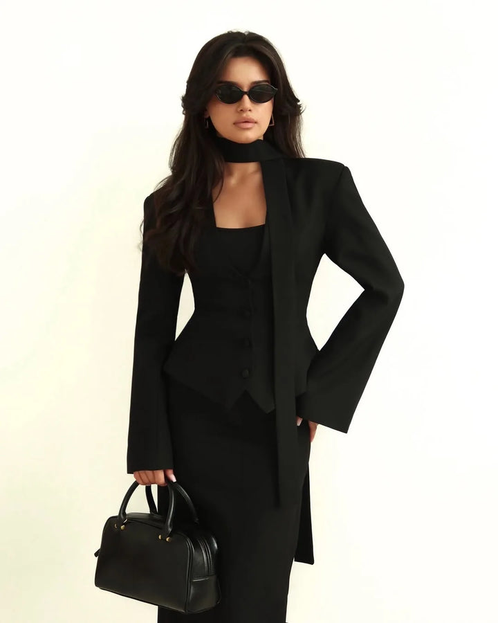 Valera Scarf Blazer