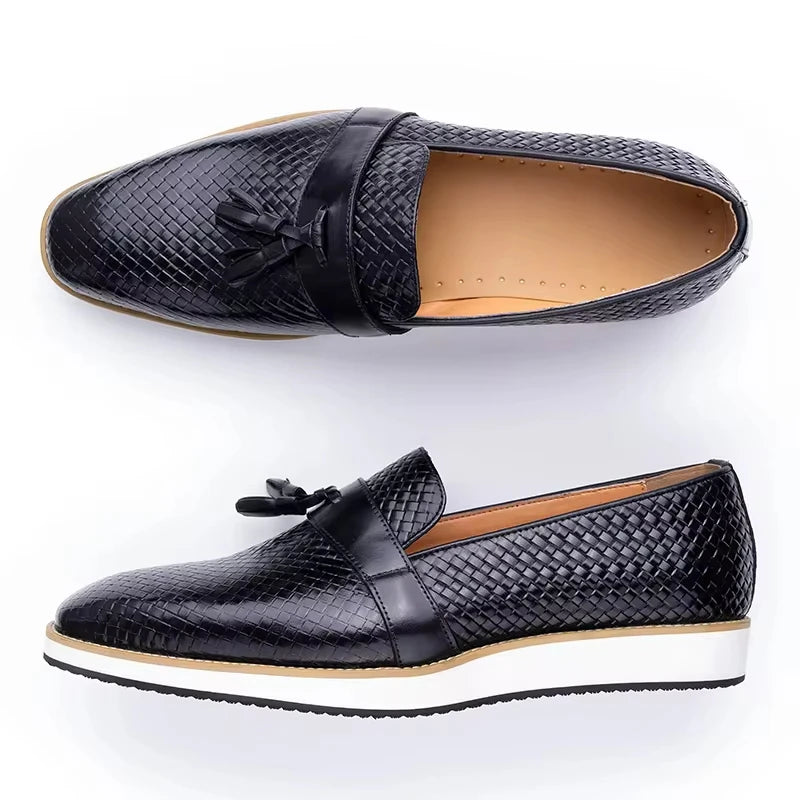 Cavalli Italian Leather Loafers
