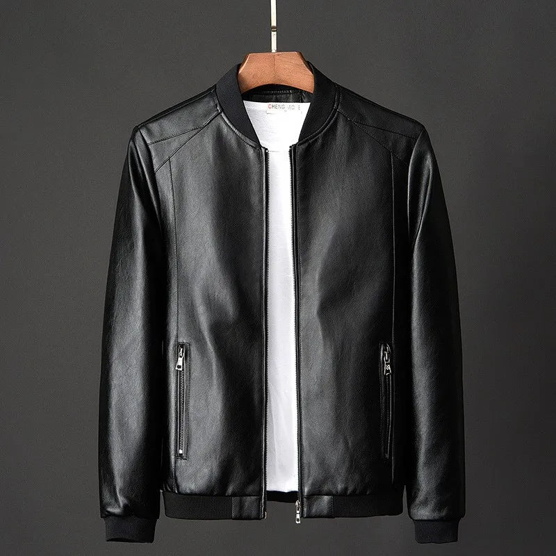 Statement Leather Bomber