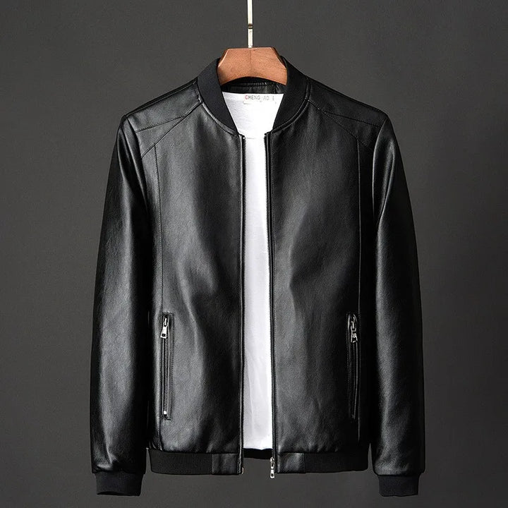 Statement Leather Bomber