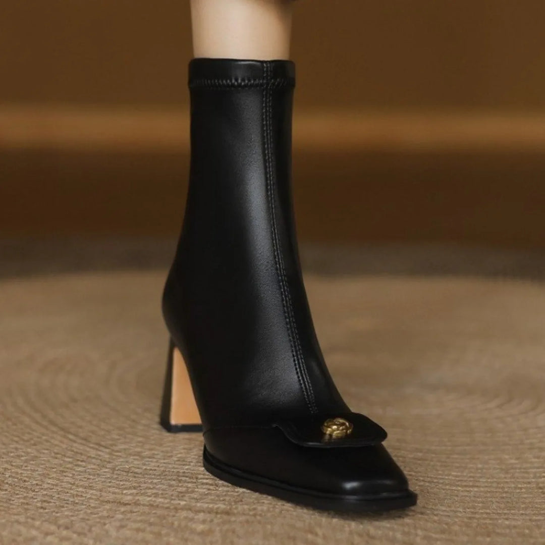 Camellia Crest Boots
