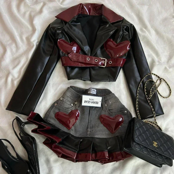 Olivia Klein Patchwork Set