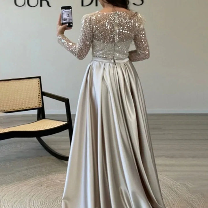 Rosalind Sequin Evening Dress