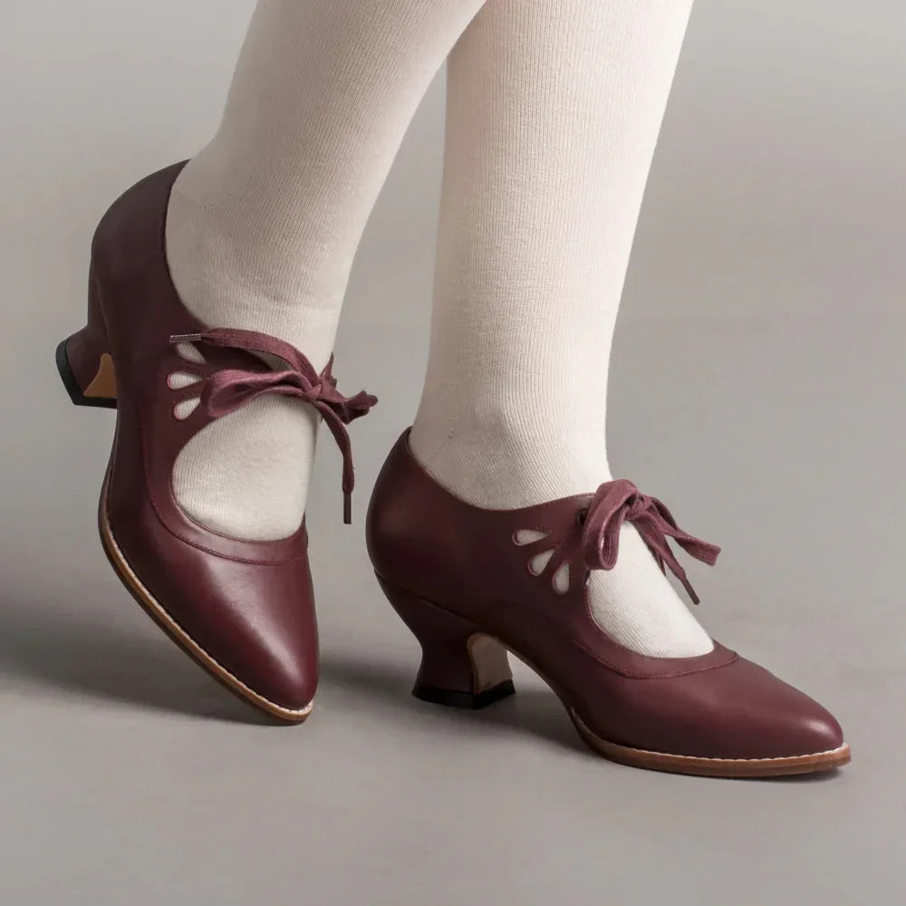 Hollow Harley Leather Heels