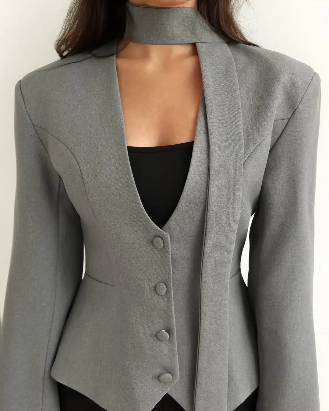 Valera Scarf Blazer