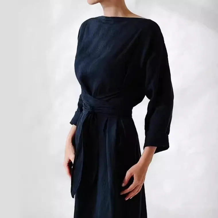 Solstice Linen Maxi Dress