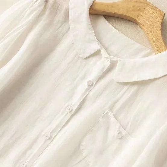 Marigold Linen Blouse