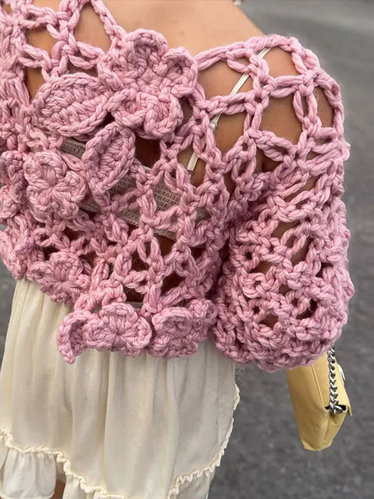 Rosetta Crochet Top