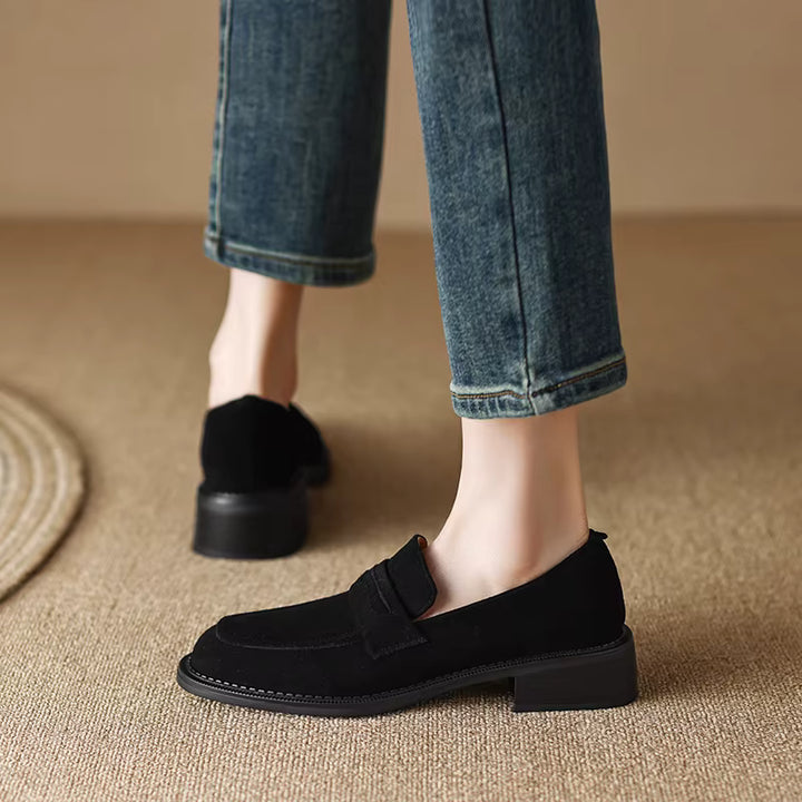 Corvani Suede Loafers
