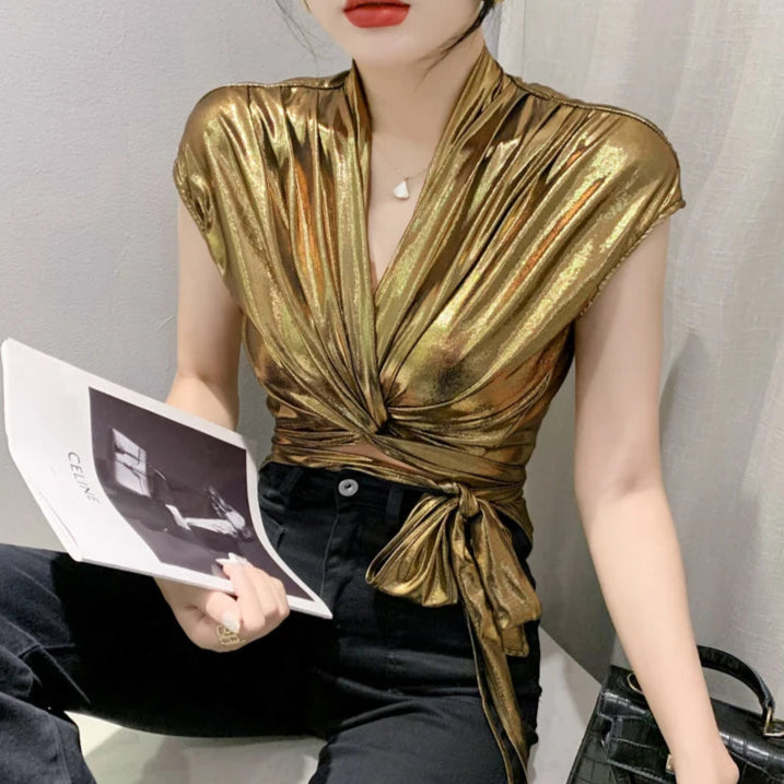 Liquid Drape Blouse