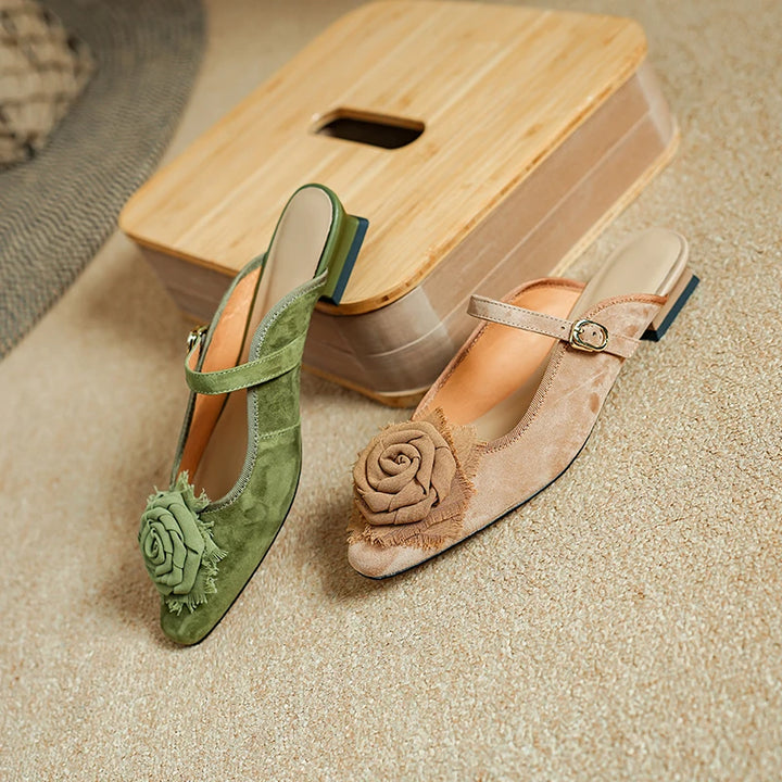 Rosabelle Leather Flats