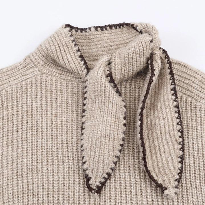 Margaux Tie Neck Sweater