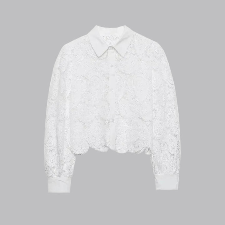 Vivienne Lace Button Shirt