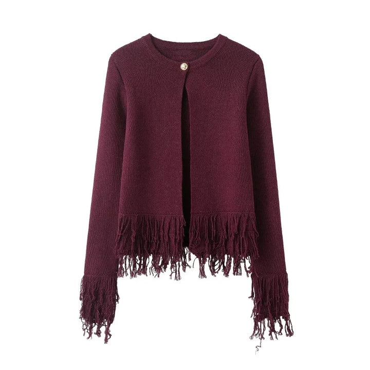 Cressida Fringe Cardigan