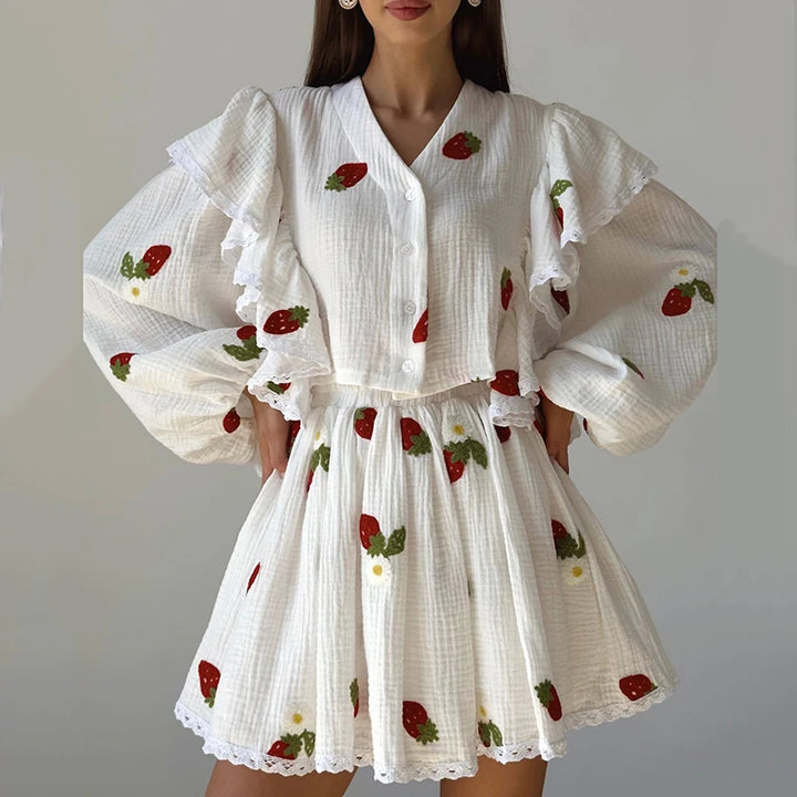 Blush Linen Twinset