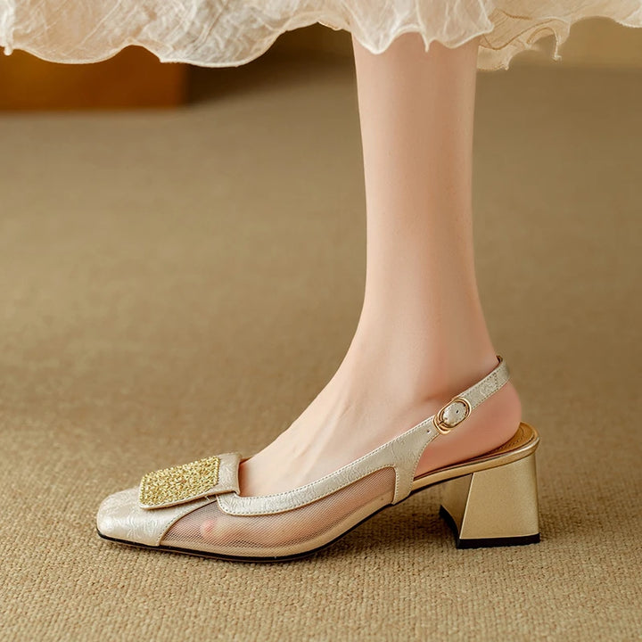 Veronese Mesh Slingbacks
