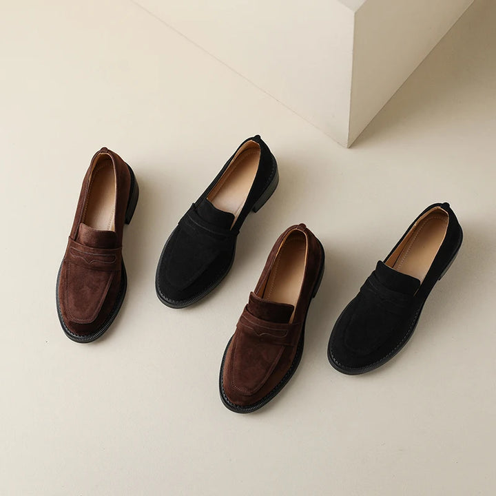 Corvani Suede Loafers
