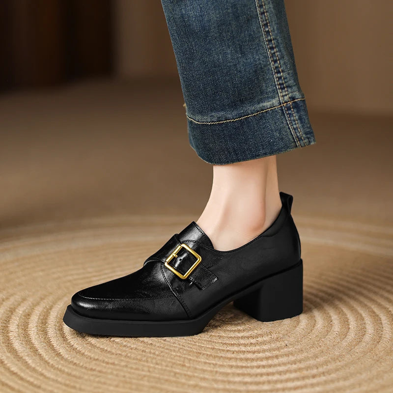 Bellamy Buckle Heels