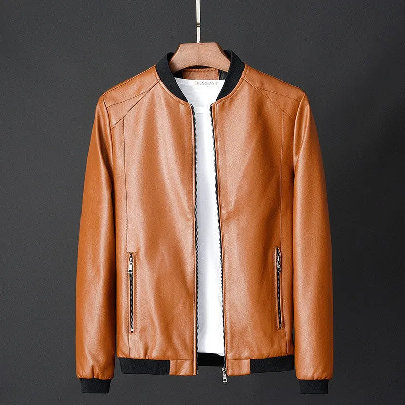 Statement Leather Bomber
