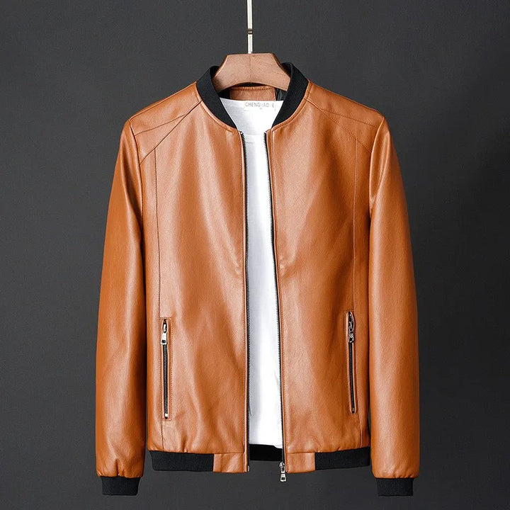 Statement Leather Bomber