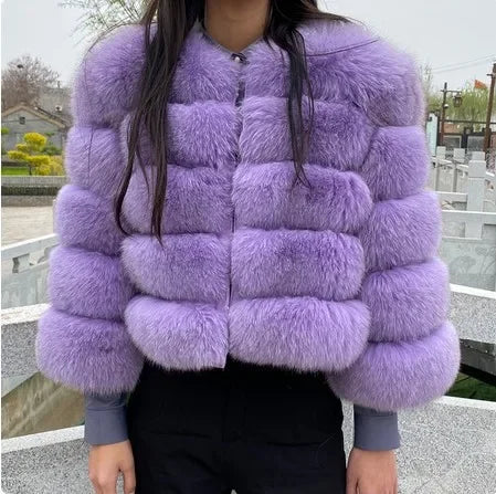 Ardelle Fox Panel Coat