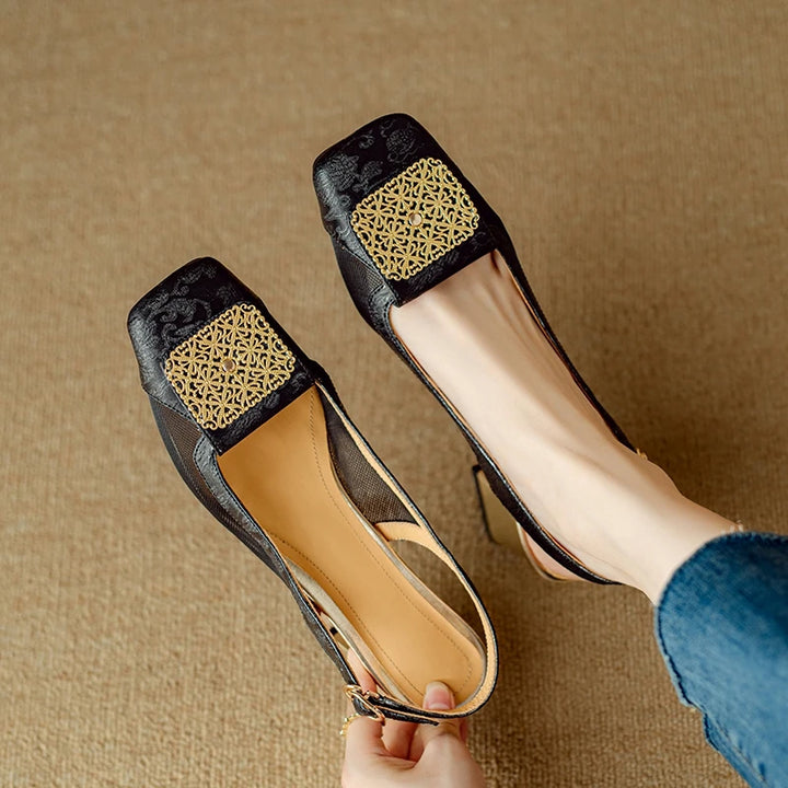 Veronese Mesh Slingbacks