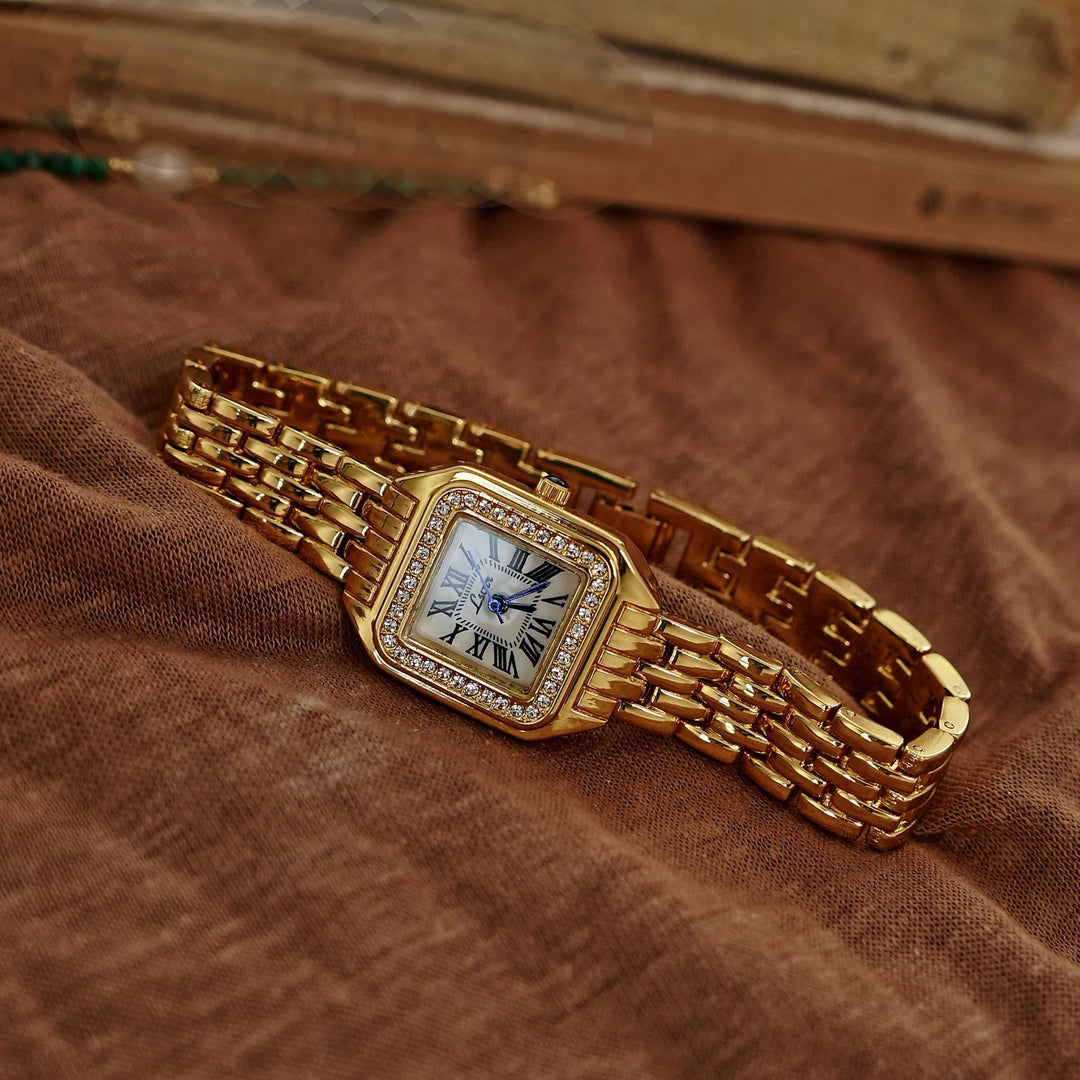 Lotus Square Watch