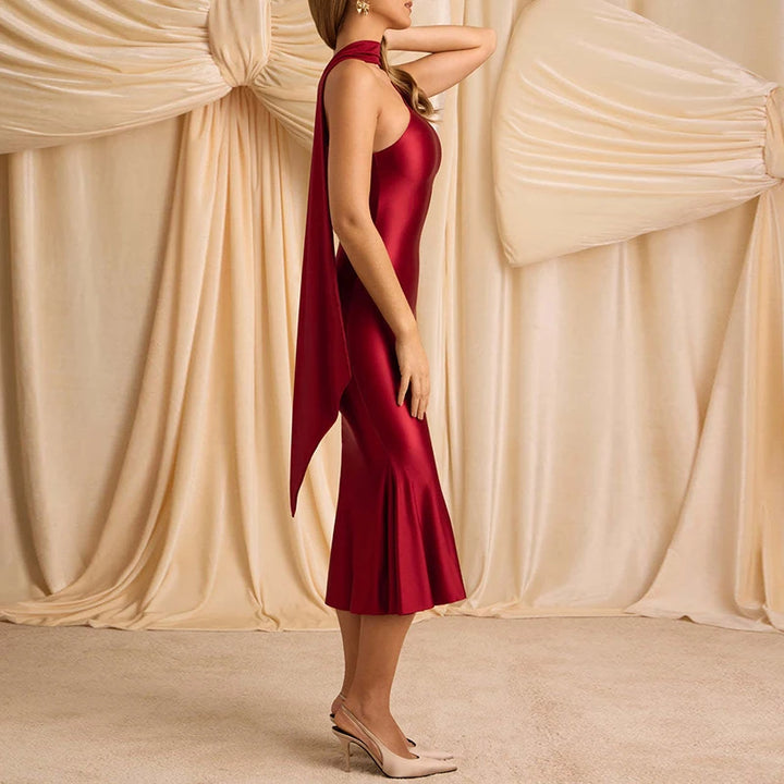 Poise Satin Banquet Dress