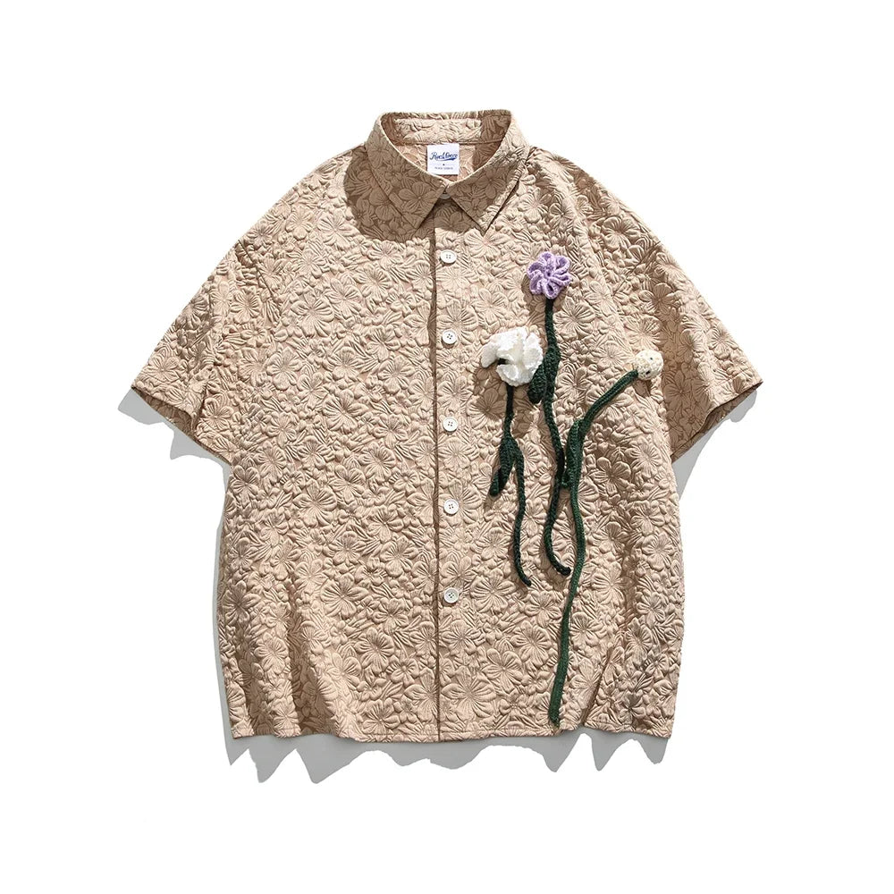 Mercer Crochet Bloom Shirt