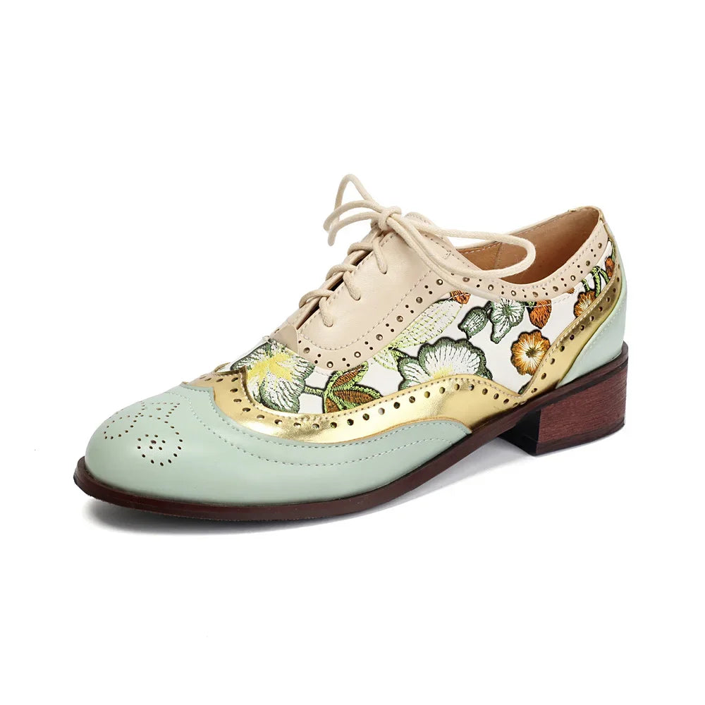 Elmhurst Floral Oxfords