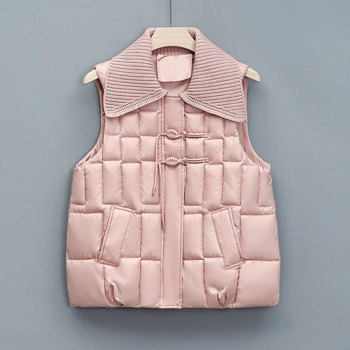 Isolde Down Cotton Vest