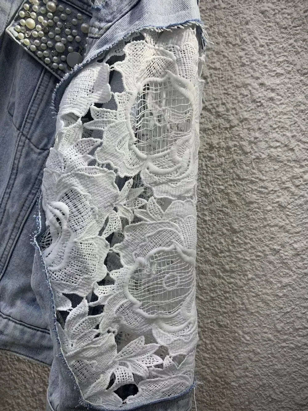 Luciana Lace Denim Jacket