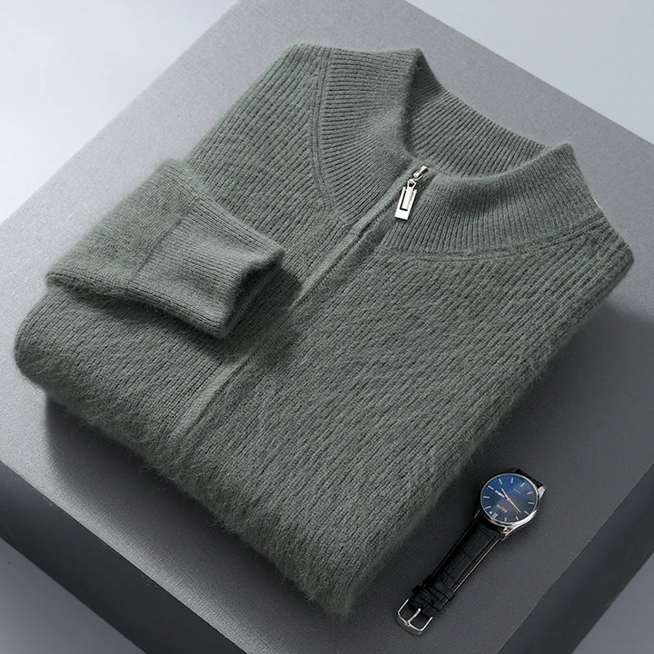 Carrick Cashmere Zip Up