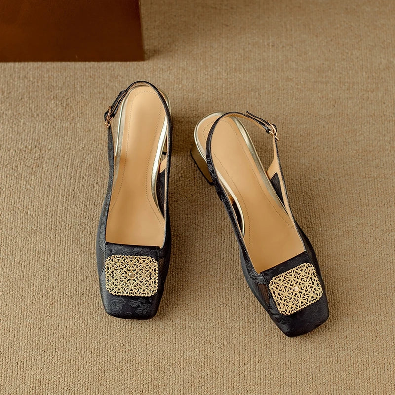 Veronese Mesh Slingbacks