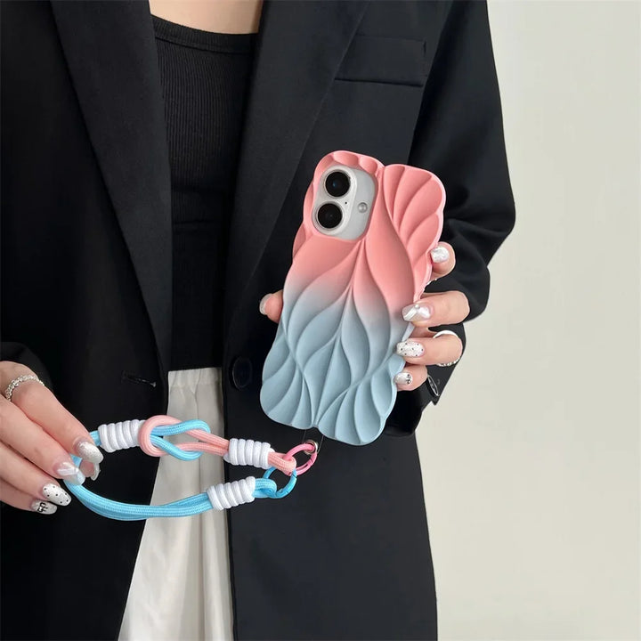 Fleur Form Pleated iPhone Case